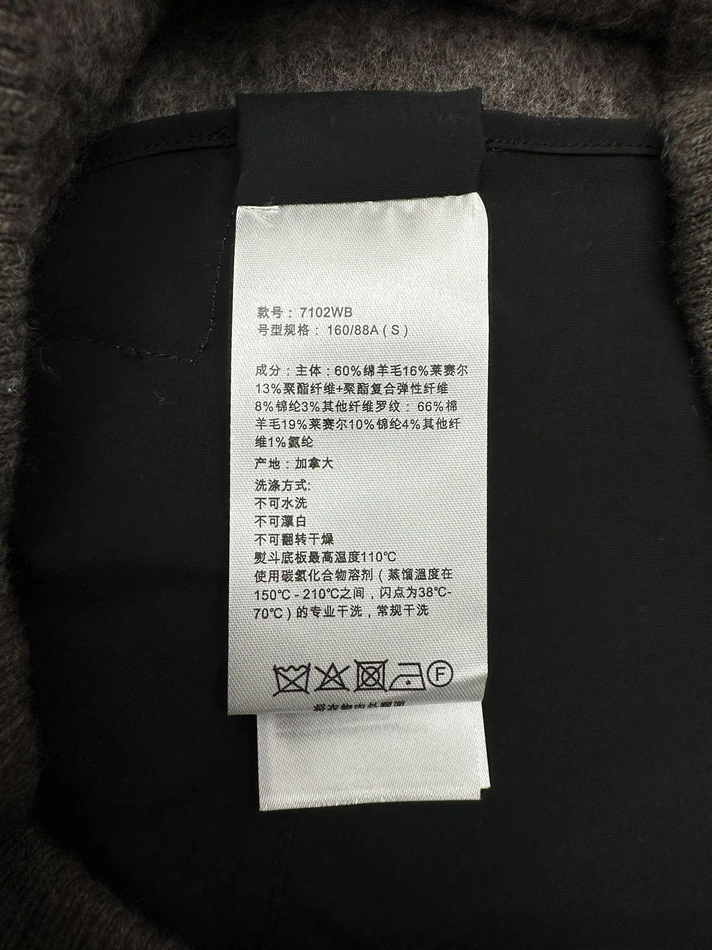 P710 CANDA GOOSE 25ss new hilliwack series wool fleece weatherproof front warm bomber jacket multi-color code number: S.M.L.